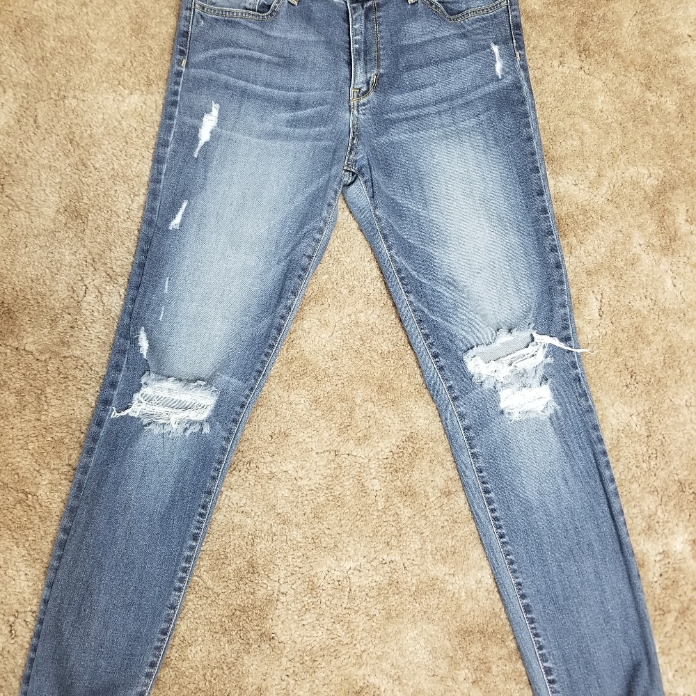 Flying Monkey distressed jeans